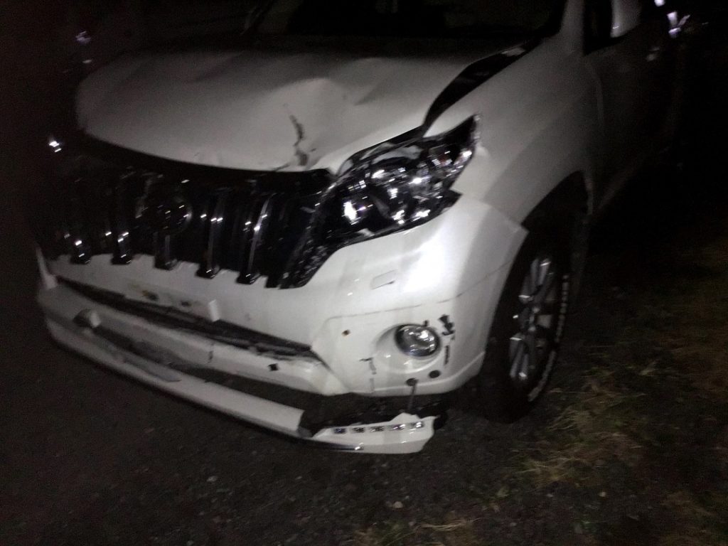 ランクルプラド事故車